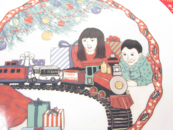 edgebrookhouse - Turano Bakery Holiday Collection Large Dinner Plates Chargers Platters by Homer Laughlin - Set of 2