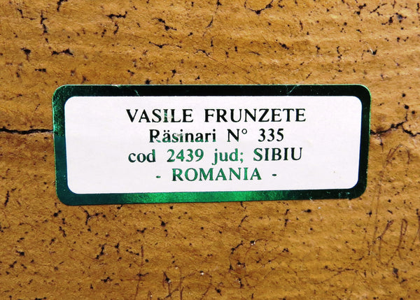 edgebrookhouse - Vasile Frunzete Folk Art Oil on Wood of Sibiu, Romania