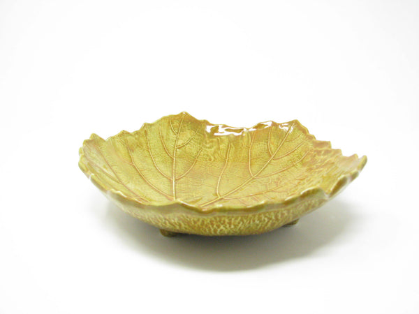 edgebrookhouse - Vietri Majolica Leaf Shaped Footed Serving Bowl
