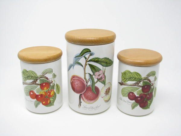 edgebrookhouse - Vinage Portmeirion Pomona Lidded Storage Jars or Canisters - 3 Pieces