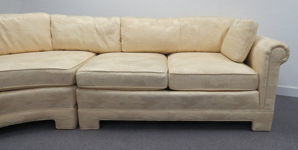 edgebrookhouse - vintage l shaped sectional sofa by century furniture