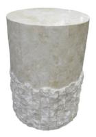 edgebrookhouse - Vintage Marquis Collection of Beverly Hills Tessellated Stone Pedestal/Pedestal Table Base