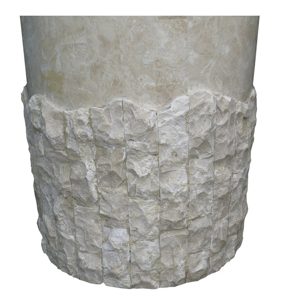 edgebrookhouse - Vintage Marquis Collection of Beverly Hills Tessellated Stone Pedestal/Pedestal Table Base
