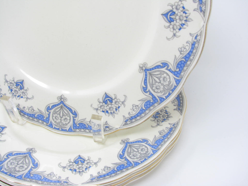 Vintage 1930s W.H. Grindley & Co Windsor Blue Cream Petal