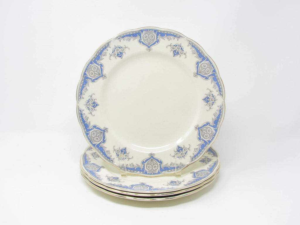 Vintage 1930s W.H. Grindley & Co Windsor Blue Cream Petal