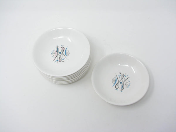 edgebrookhouse - Vintage 1950s Anton Refregier for Paden City Pottery Calligraphy Small Bowls - 8 Pieces