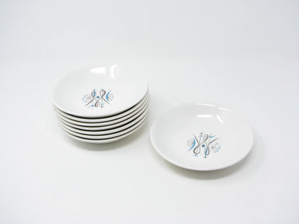 edgebrookhouse - Vintage 1950s Anton Refregier for Paden City Pottery Calligraphy Small Bowls - 8 Pieces