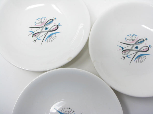 edgebrookhouse - Vintage 1950s Anton Refregier for Paden City Pottery Calligraphy Small Bowls - 8 Pieces