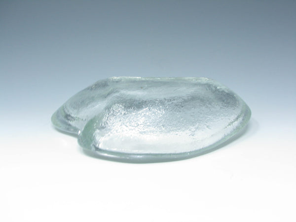 edgebrookhouse - Vintage 1950s Blenko Crystal Clear Glass Organic Free Form Amoeba Dish Designed by Winslow Anderson