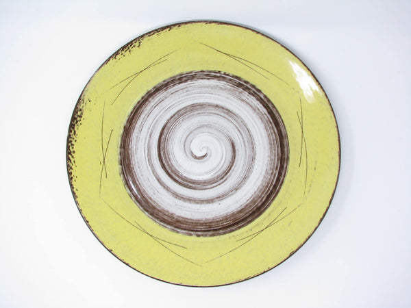 edgebrookhouse - Vintage 1950s Santa Anita Vreniware Yellow Pottery Platter