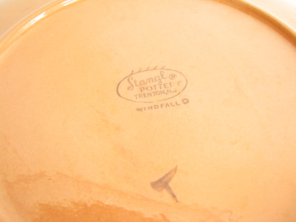 edgebrookhouse - Vintage 1950s Stangl Windfall Hand-Painted Pottery Dinner Plates - Set of 8