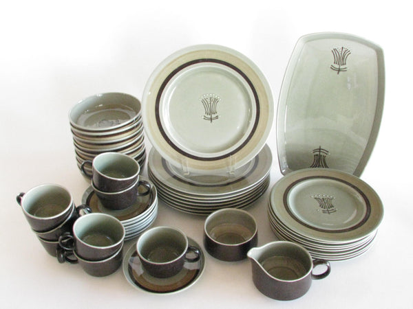 edgebrookhouse - Vintage 1960s Franciscan Emerald Isle Dinnerware Set - 43 Pieces