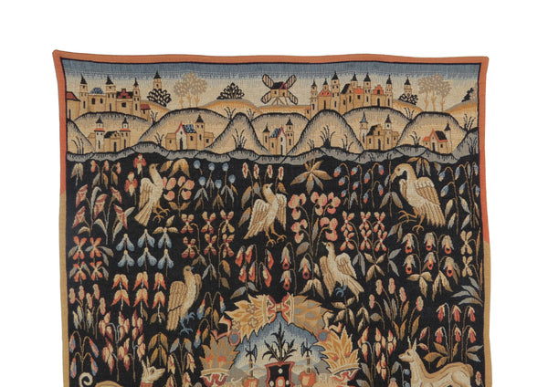 edgebrookhouse - Vintage 1960s JP Paris French Renaissance Design Point De l'Halluin Tapestry