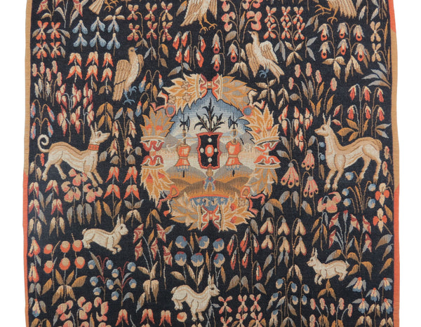 edgebrookhouse - Vintage 1960s JP Paris French Renaissance Design Point De l'Halluin Tapestry