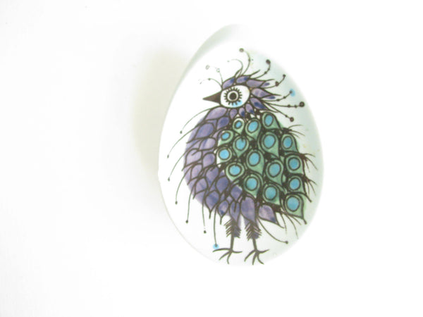 edgebrookhouse - Vintage 1960s Royal Copenhagen Tenera Crazy Bird Pin Dishes by Beth Breyen - Set of 3