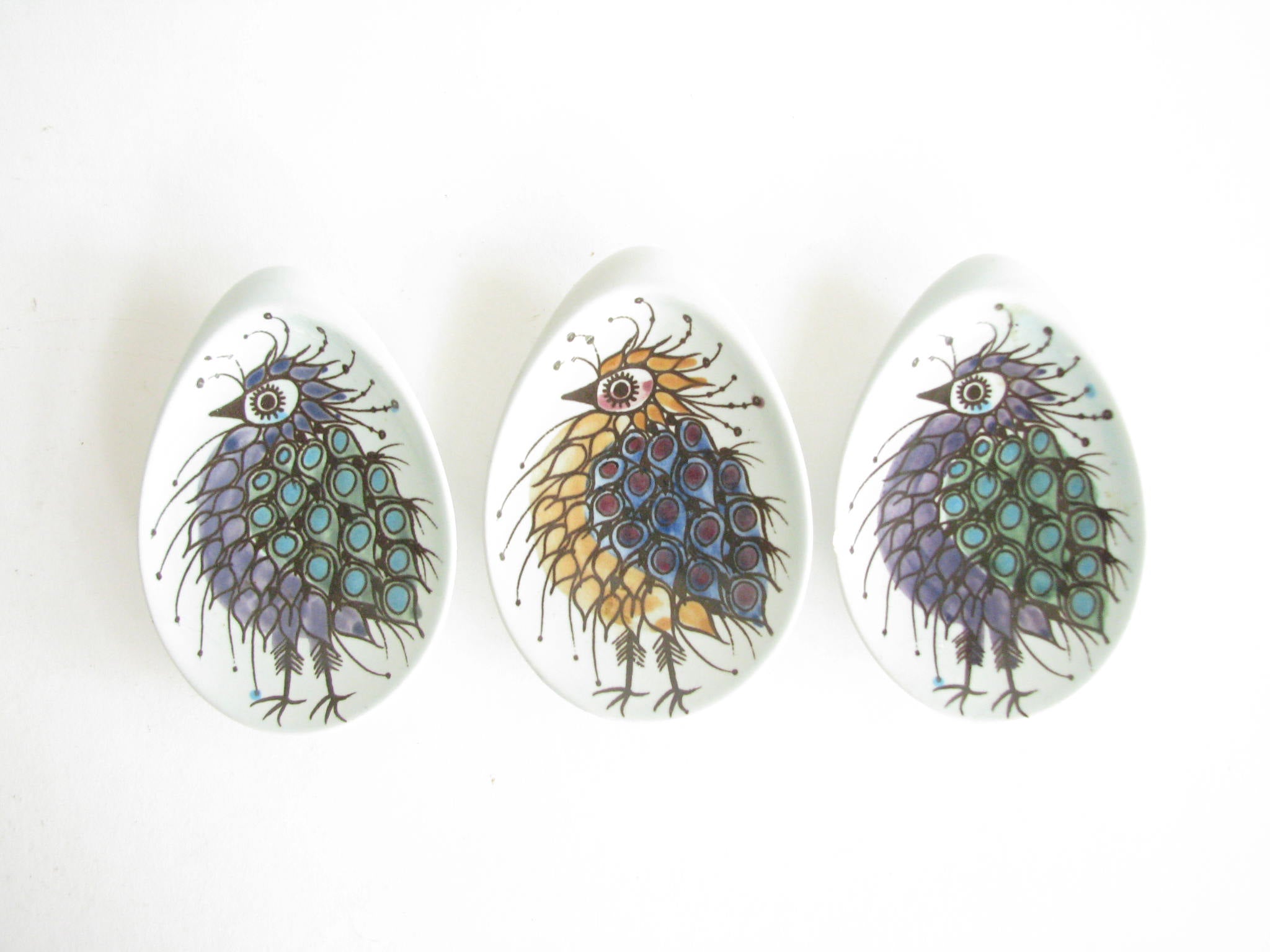Vintage 1960s Royal Copenhagen Tenera Crazy Bird Pin Dishes by Beth Br –  edgebrookhouse