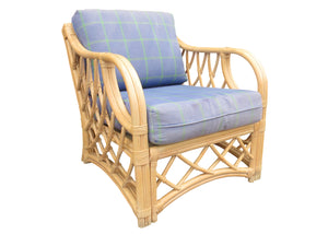 edgebrookhouse - Vintage 1980s Lane Venture Rattan Lounge Chair
