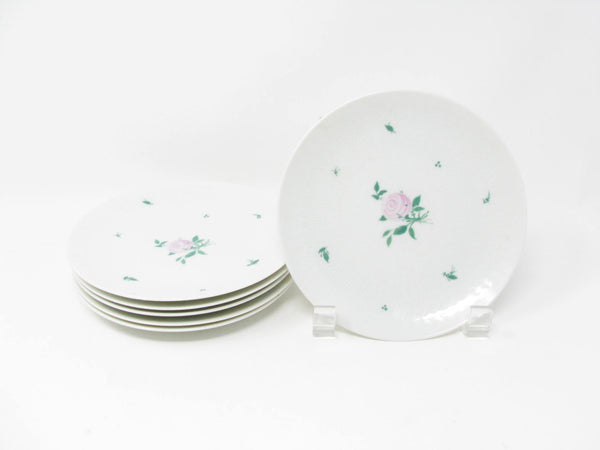 edgebrookhouse - Vintage 1980s Rosenthal Romance Rose Bread Plates - Set of 6