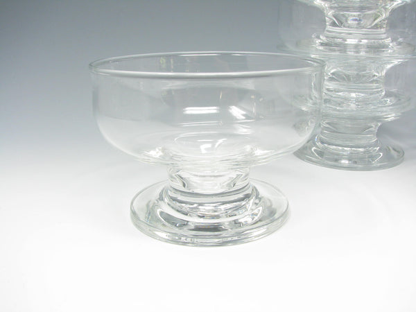 edgebrookhouse - Vintage Applause Clear Glass Sherbet Sundae Dessert Glasses by Crown Corning - 10 Pieces