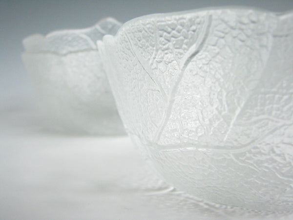 edgebrookhouse - Vintage Arcoroc Aspen Clear Glass Small Bowls - Set of 6