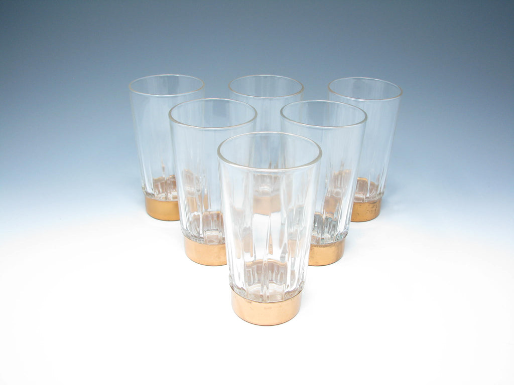 Vintage Arcoroc France Coppercraft Guild Tumblers Highball Glasses wit –  edgebrookhouse