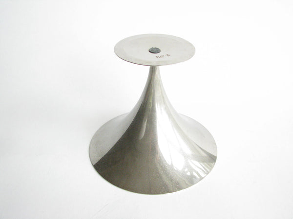 edgebrookhouse - Vintage Art Deco Arthur Salm Textured Stainless Steel Tazza by Solingen