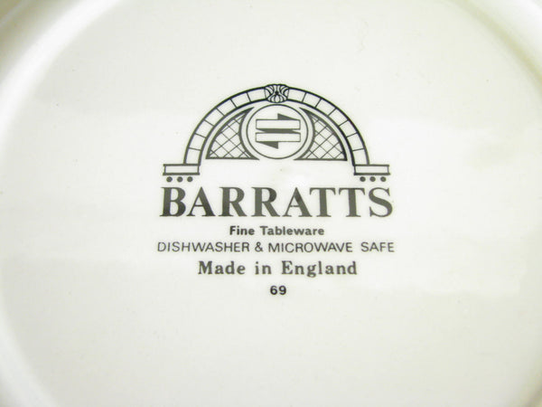edgebrookhouse - Vintage Barratt's England Off-White Rimmed Ironstone Bowls - Set of 4