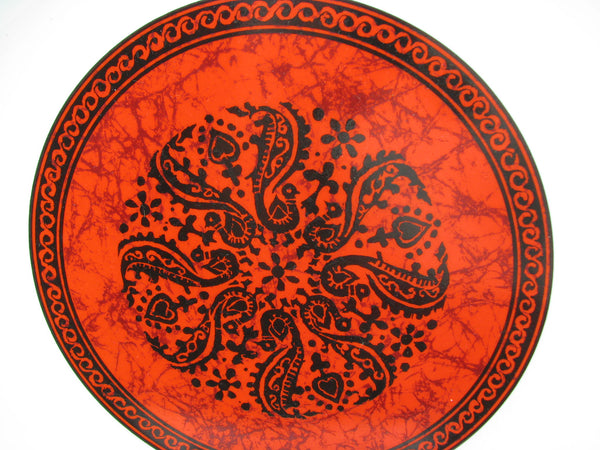 edgebrookhouse - Vintage Block Bidasoa Flamenco Red Dinnerware Service for 8 Made in Spain - 43 Pieces