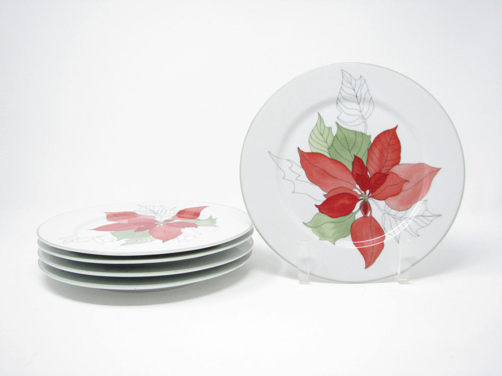 Vintage Block Poinsettia Dinnerware Set Designed by Mary Lou Goertzen –  edgebrookhouse