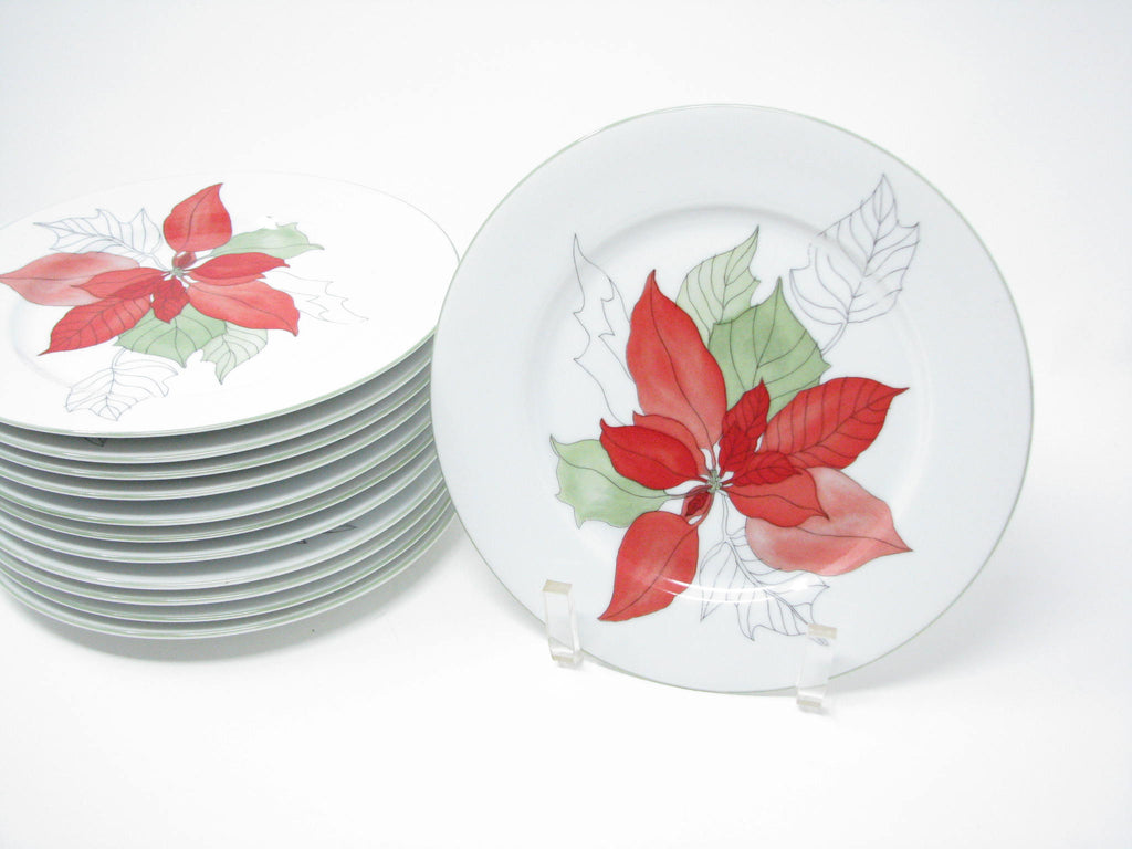 - Mary edgebrookhouse Poinsettia – Goertzen Salad by Block Lou Plates Vintage Designed