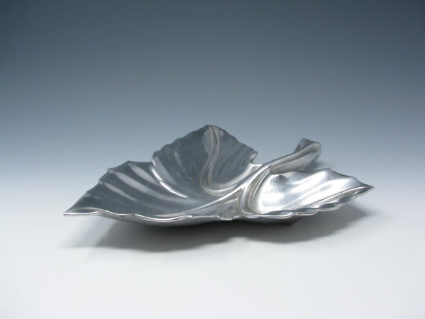 edgebrookhouse - Vintage Bruce Fox for Wilton Cast Aluminum Leaf Shaped Tray