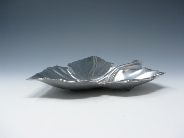 edgebrookhouse - Vintage Bruce Fox for Wilton Cast Aluminum Leaf Shaped Tray