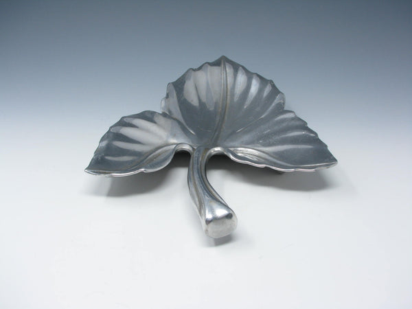 edgebrookhouse - Vintage Bruce Fox for Wilton Cast Aluminum Leaf Shaped Tray