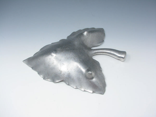 edgebrookhouse - Vintage Bruce Fox for Wilton Cast Aluminum Leaf Shaped Tray