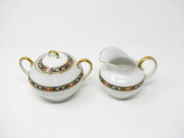 edgebrookhouse - Vintage 1920s Carl Tielsch (CT) Altwasser Silesia Germany Porcelain Creamer & Sugar Bowl