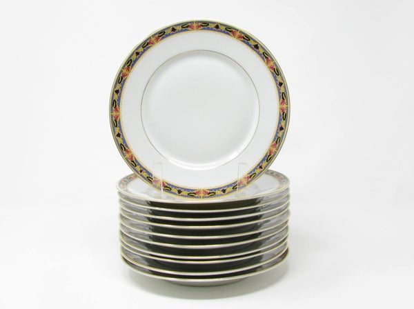 edgebrookhouse - Vintage 1920s Carl Tielsch (CT) Altwasser Silesia Germany Porcelain Salad Plates - 11 Pieces