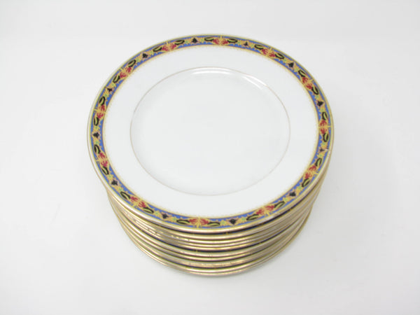 edgebrookhouse - Vintage 1920s Carl Tielsch (CT) Altwasser Silesia Germany Porcelain Salad Plates - 11 Pieces