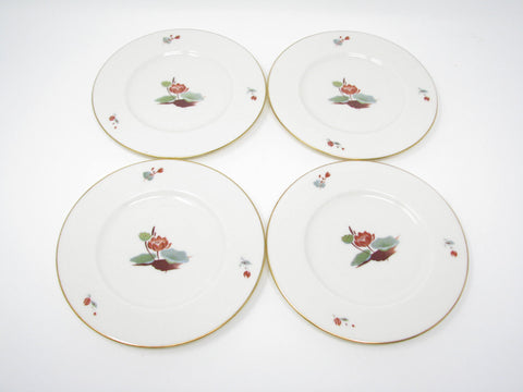 edgebrookhouse - Vintage Castleton China Lotus Bread Plates - Set of 4