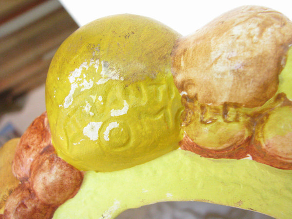 edgebrookhouse - Vintage Ceramic Fruit and Vegetable Topiary on Pedestal