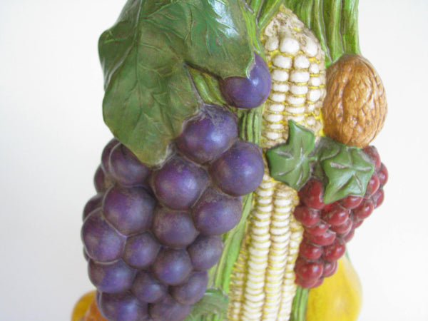 edgebrookhouse - Vintage Ceramic Fruit and Vegetable Topiary on Pedestal