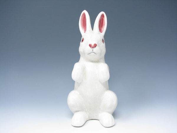 edgebrookhouse - Vintage Ceramic Rabbit Figurine with Textured Body