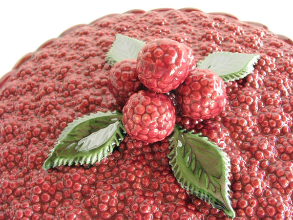 edgebrookhouse - Vintage Ceramic Raspberry Pie Saver Made in Portugal