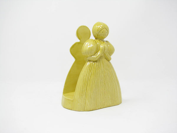 edgebrookhouse - Vintage Ceramic Straw Figure Napkin Holder
