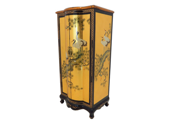 edgebrookhouse - Vintage Chinese Double Door Gold Leaf and Lacquer Cabinet