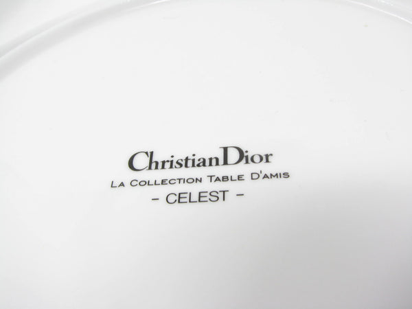 edgebrookhouse - Vintage Christian Dior Celeste Dinner Plates - 6 Pieces