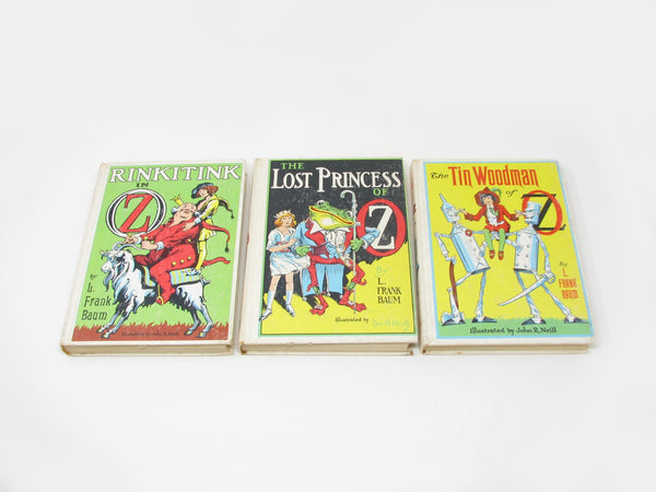 edgebrookhouse - Vintage Complete Collection of Frank Baum Oz Books by Reilly & Lee - 14 Pieces