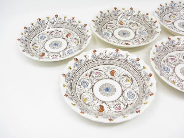 edgebrookhouse - Vintage Copeland Spode England Florence Small Bowls with Floral Pattern - 5 Pieces