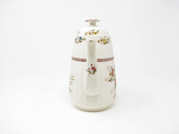 edgebrookhouse - Vintage Copeland Spode Rosalie Coffee Pot with Floral Pattern