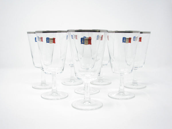 edgebrookhouse - Vintage Cristal D'Arques-Durand Parisienne Water Goblets - Set of 8