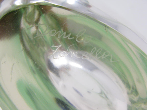 edgebrookhouse - Vintage Danilo Zanella Berengo Studio Murano Italy Art Glass Free Form Vase Signed